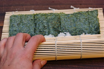 Kimbap, rouleaux de riz d'algues coréenne