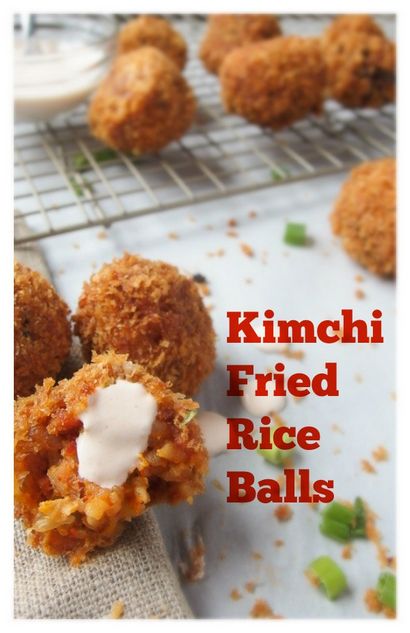 Kimchi Fried Balls riz