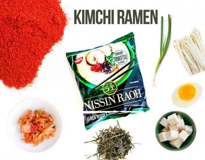 Kimchi Ramen Recette - 15 minutes