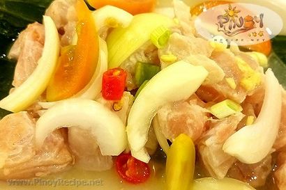 Recette Kinilaw Na Tanigue - Recettes Portail des Philippines (de kinilaw) Kinilaw Na Tanigue Recette - Recettes philippines Portail