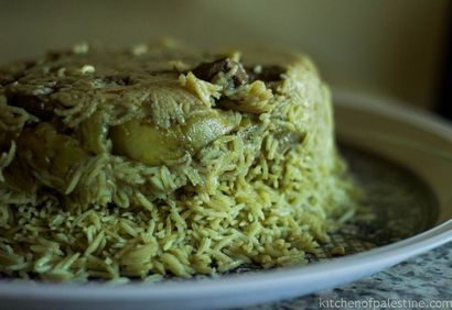 Cuisine de la Palestine Maqluba Avec Aubergine et Lamb