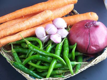 Laisser mijoter cuisine Sri Lanka Achcharu (Légumes épicés marinées)