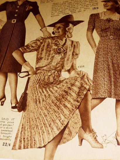 KittysVintageKitsch mode vintage Tutorial- 1940 Robes de jour