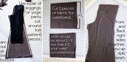 Knit Bell-Bottom Yoga Pants für ME Tutorial