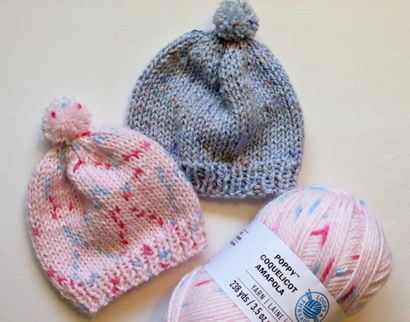 Tricot nouveau-nés Chapeaux pour les hôpitaux - Le Make Your Own Zone (tricot) Tricot nouveau-nés Chapeaux pour les hôpitaux - Le Make Your Own Zone