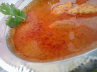 poulet Kolhapuri, recette épicée Kolhapuri tambda de Rassa, poulet au curry rouge Kolhapuri, Annapurna