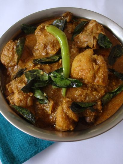 Konaseema Kodi Kura-Andhra Stil Chicken Curry-Andhra Art-Huhn