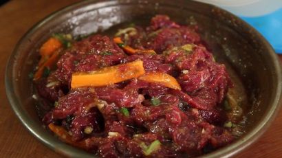 Korean Rindfleisch BBQ (Bulgogi) Rezept