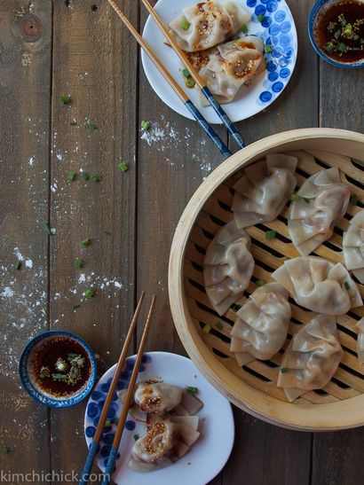 Coréen Kimchi Dumplings (Mandu)