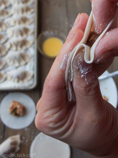 Coréen Kimchi Dumplings (Mandu)