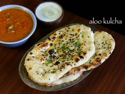 recette Kulcha, Amritsari recette kulcha, aloo recette kulcha