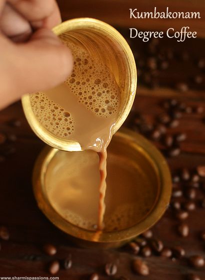 Kumbakonam degré recette café, Kumbakonam Filtre à café - Sharmis Passions