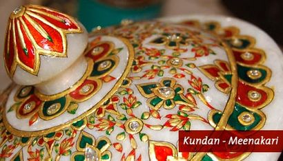 Kundan Meenakari, Jaipur, Rajasthan, Inde, Gaatha