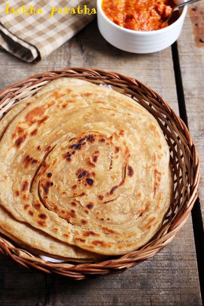 Lachha recette paratha, comment faire Lacha paratha