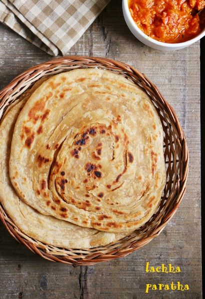 Lachha recette paratha, comment faire Lacha paratha