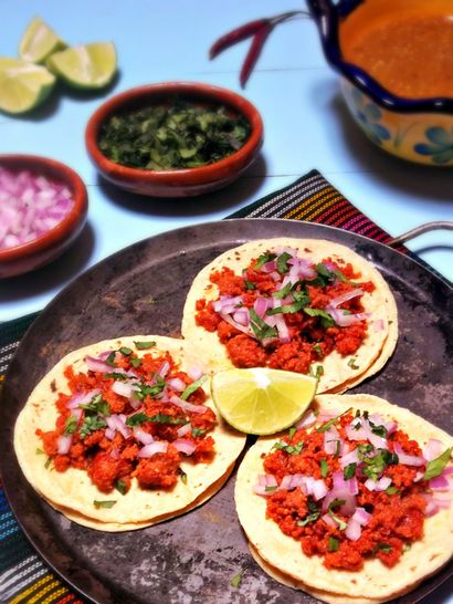 La Cocina de Leslie Tacos de Chorizo ​​& amp; Frijoles con Chorizo