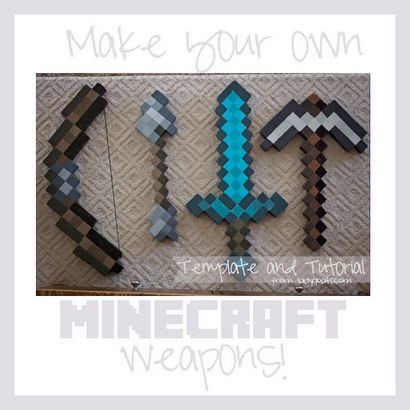 Lady Chèvres Faites vos propres armes Minecraft (tutoriel et modèles)