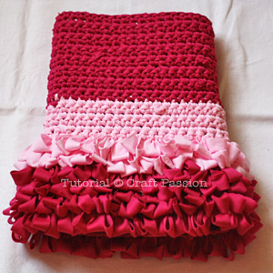 Crochet Couverture Abat-jour - Free Pattern - Tutorial, Passion Craft