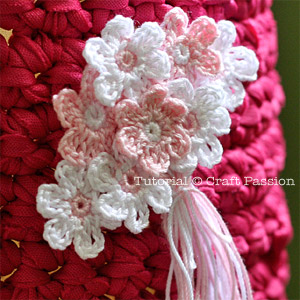Lampshade Abdeckung Crochet - Free-Muster - Tutorial, Craft Leidenschaft