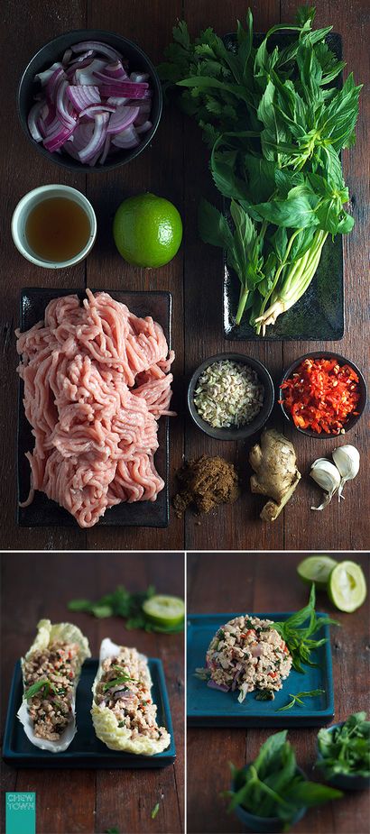 Larb Gai (Thai Chicken Salad) Rezept, Chew Stadt Food Blog