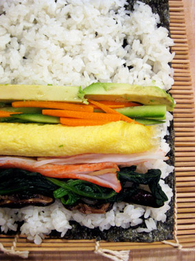 Grand rouleau de sushi (Futo Maki-ou Eho-Maki)