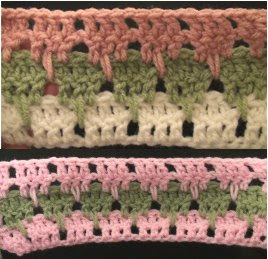 Larksfoot Crochet Pattern Stitch - Baby-Afghane