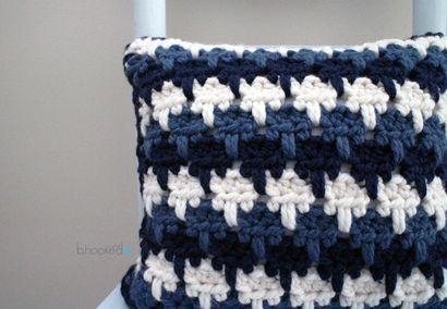 Larksfoot Stich Crochet Kissen - Free-Muster - d Crochet