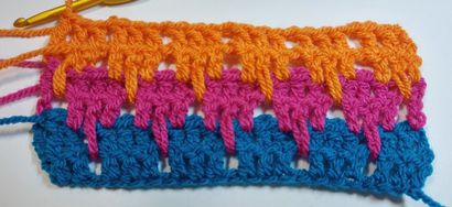 Larksfoot Stich Step-by-Step Crochet Stitch-Tutorial