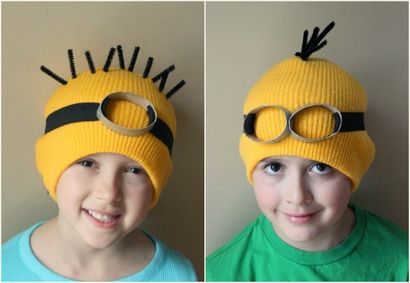 Last Minute Despicable Me Minion Kostüm, Make und nimmt