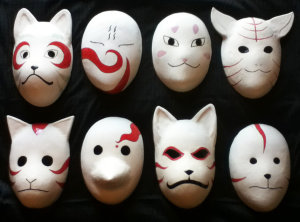 Last Minute Halloween Costume - Anbu Masque (minutes) Last Minute Halloween Costume - Anbu Masque