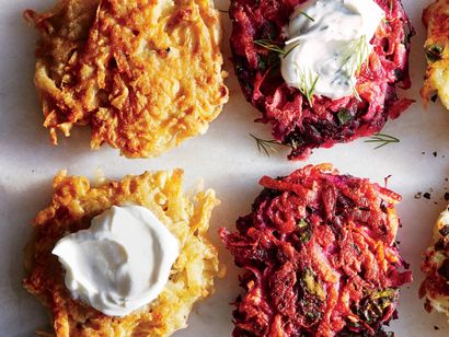 Latke Recettes - Lumière de cuisson