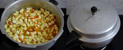 Lauki Gravy Bouteille de recette rapide Gourd Gravy dans Cooker-Dudhi Gravy Pression pour chapathi,