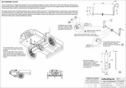 Go-tondeuse à gazon Kart en bois