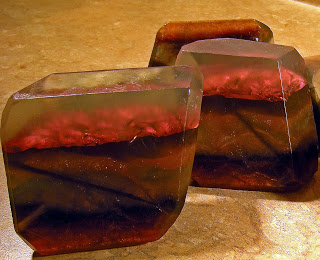 Couches de cristal Gem Soap Tutorial - pour le chocolat Moules Silicone savon Gâteau