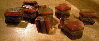 Couches de cristal Gem Soap Tutorial - pour le chocolat Moules Silicone savon Gâteau