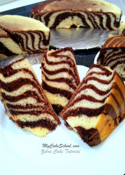 Erfahren Sie, wie ein Kuchen machen mit Zebra-Streifen Innen, My Cake Schule