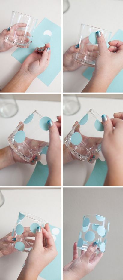 Erfahren Sie, wie gemalt und satiniertem Glas Gläser zu machen!