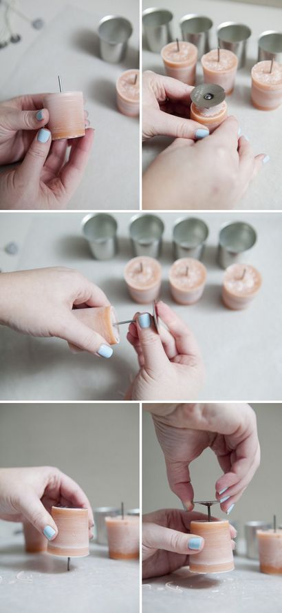 Apprenez à faire des bougies votives la manière facile!