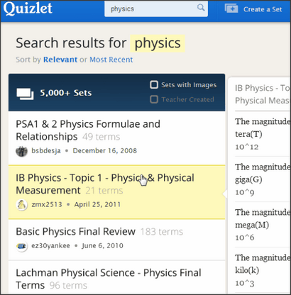 Apprendre avec Quiz en ligne et aussi Créer votre propre quiz Quizlet