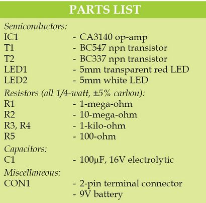 LED Comme capteur de lumière, de l'électronique Do It Yourself projet