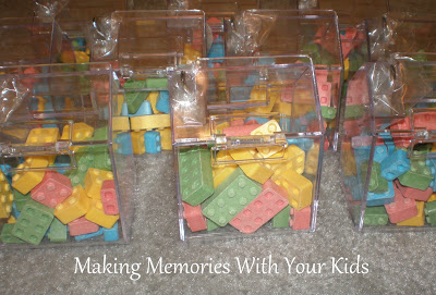 Lego Birthday Party Le Goody Sacs - Making Memories avec vos enfants