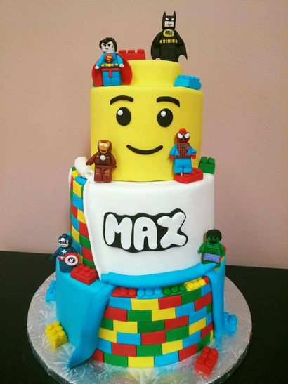 LEGO Kuchen Ideen, wie ein LEGO-Geburtstags-Kuchen machen