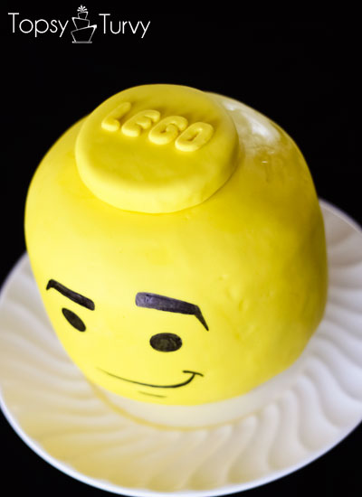 Lego Head gâteau Tutoriel, Ashlee Marie