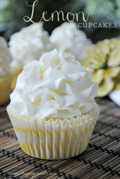 Zitronen-Kuchen mit Zitrone Buttercreme - Shugary Sweets