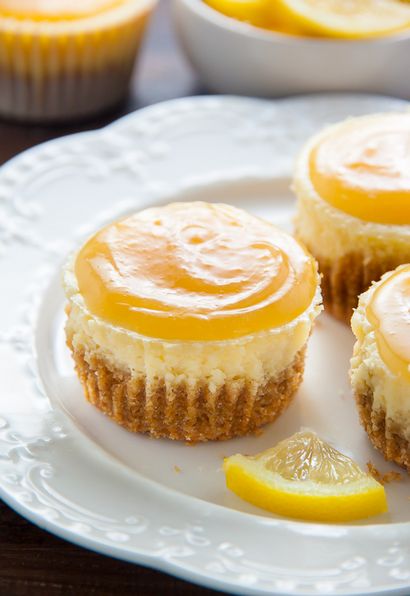 Citron ricotta Gâteau au fromage Petits gâteaux - Baker par Nature