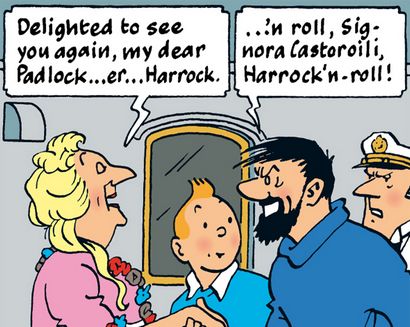 Les Aventures de Tintin - Le capitaine Haddock