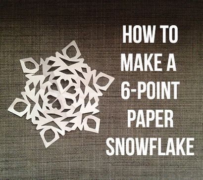 Laissez dans la neige! Comment faire un 6 Sided papier flocon de neige photo Tutoriel, Bébé Disney