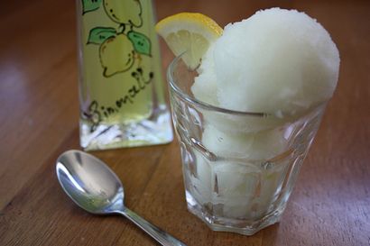 Limoncello Sorbet - Complètement délicieux