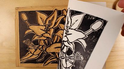 Linogravure - Relief Printmaking