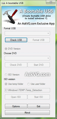 Liste der Freeware zum Erstellen bootfähigen USB-Laufwerk zu installieren Windows und Linux